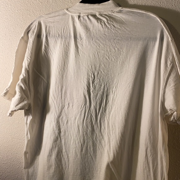 Bugatchi white t shirt with green and brown logo - Picture 6 of 7